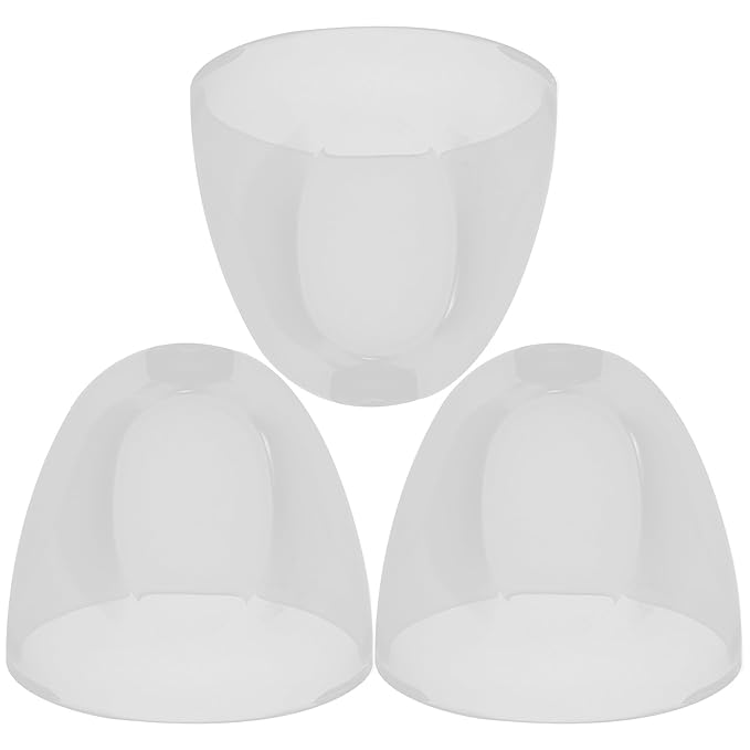 ibasenice Baby Bottle Caps Replacement Set - Leak-Proof Milk Bottle Lids Compatible with Feeding Bottles Dustproof Screw Covers for Travel and Home Use 2.44 Inch Diameter