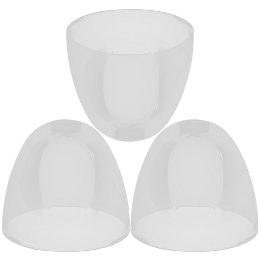ibasenice Baby Bottle Caps Replacement Set - Leak-Proof Milk Bottle Lids Compatible with Feeding Bottles Dustproof Screw Covers for Travel and Home Use 2.44 Inch Diameter
