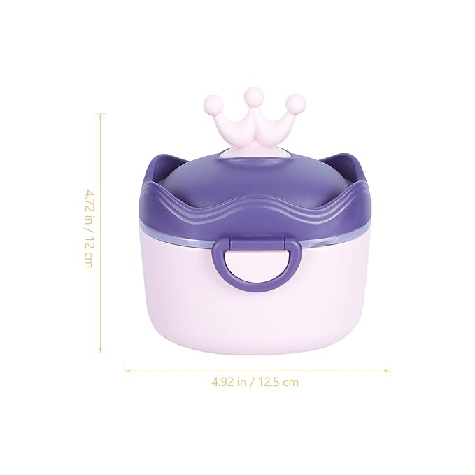Portable Milk Powder Dispenser 1Pc Baby Formula Storage Box 11Oz Leak-Proof Food Container for Travel Outdoor Feeding