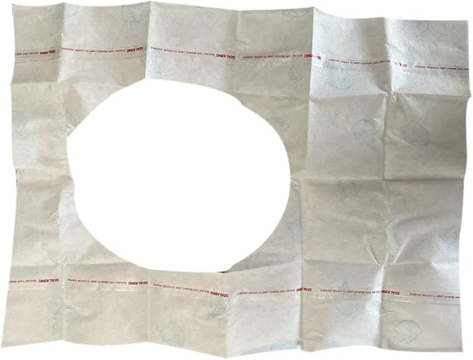 EZ Disposable Toilet Seat Covers - Waterproof, Travel-Friendly (20 Pack)
