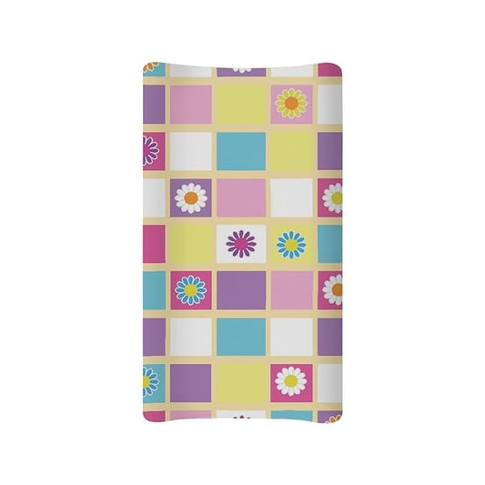 Daisy Checkered Changing Pad Cover for Baby Girls Boys Comfort Diaper Change Table Pad Covers Soft Changing Pad Sheets