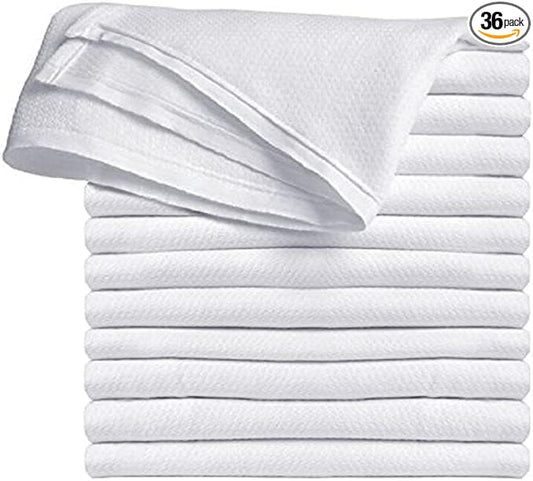 Premium 100% Cotton Cloth Diapers for Baby, 36 Pack Reusable, Machine Wash, Multipurpose Flat Fold Unisex Cloth Diaper