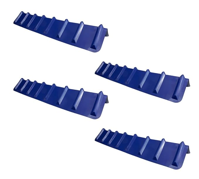 Mytee Products (4 Pack) Blue Corner Protector V Shaped/V Edge Guard - 8" x 8" x 48" Inches