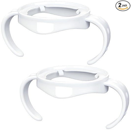 Baby Bottle Handles for Philips Avent Natural Baby Bottles, Compatible Avent Bottle Holder for Baby, 2 Count