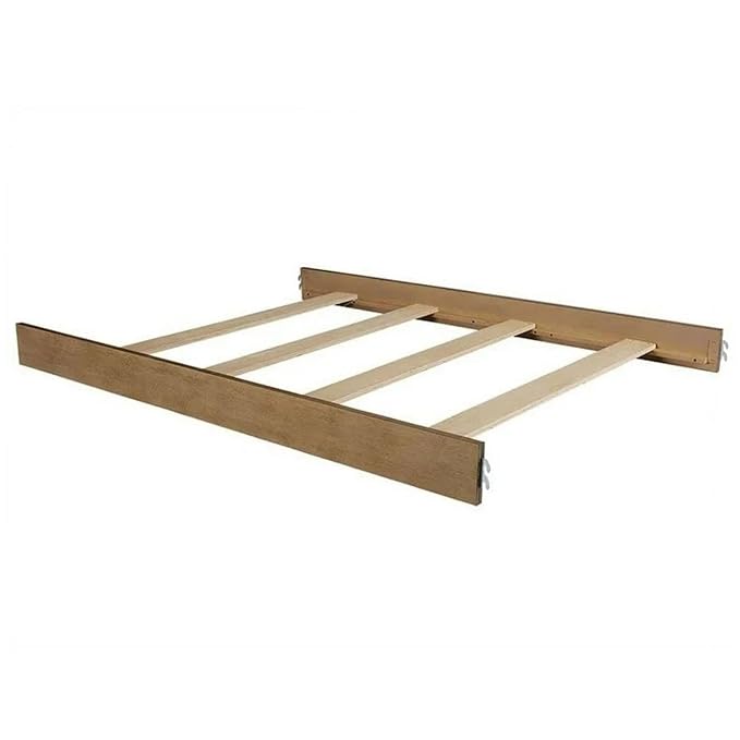 Full-Size Conversion Kit Bed Rails for Baby Appleseed and Eco-Chic Convertible Cribs - Solid Wood Rail - Toddler & Adult Bed Rail for Full-Size Beds - Nursery & Baby Furniture (Sandwash, Hook-On Kit)