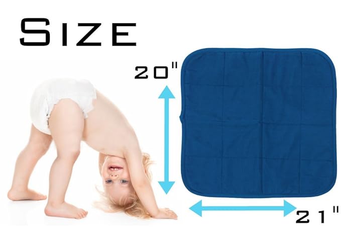 Comfort Finds Baby Changing Pad – Absorbent Reusable Diaper Changing Mat - Portable Waterproof Toddler Changing Liner (Navy, Single Pack) …