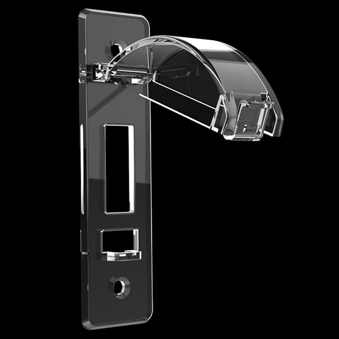 Light Switch Cover, ILIVABLE Child Proof Light Switch Guard Protects Your Lights from being Accidentally Turned On or Off by Children and Adults (Clear, 1 Pack)