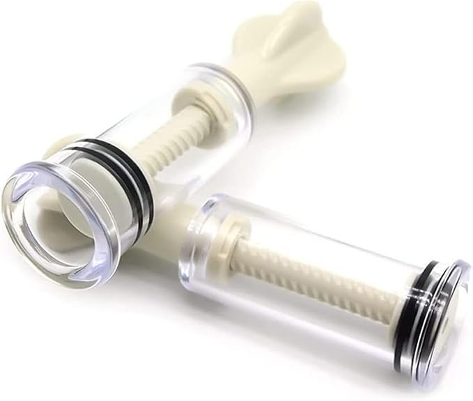 Jesakmie 2 Pairs Silicone Nipple Corrector for Breastfeeding Mother or Women, Vacum Pump Nipple Correctors with Travel Case for Flat Inverted Nipples
