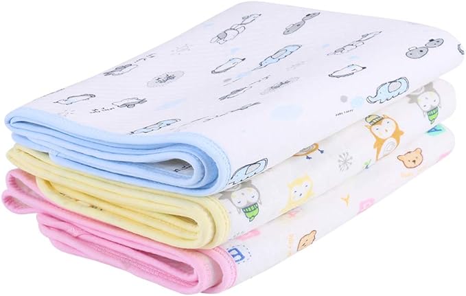 Sonew Nappy Pad, Reusable Portable Baby Changer Baby Mattress Washable Baby Bed Diaper Mattress 50x70cm(Blue)