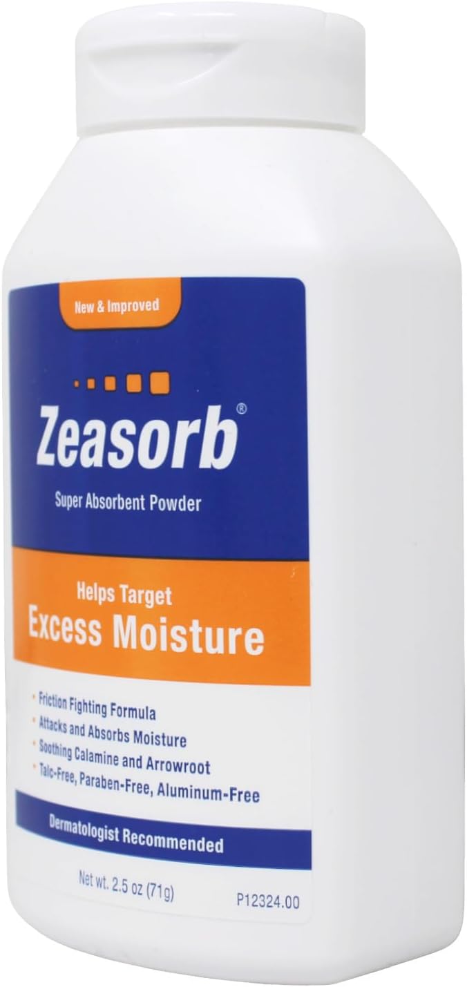 Zeasorb Prevention Super Absorbent Powder - 2.5 oz, Pack of 6