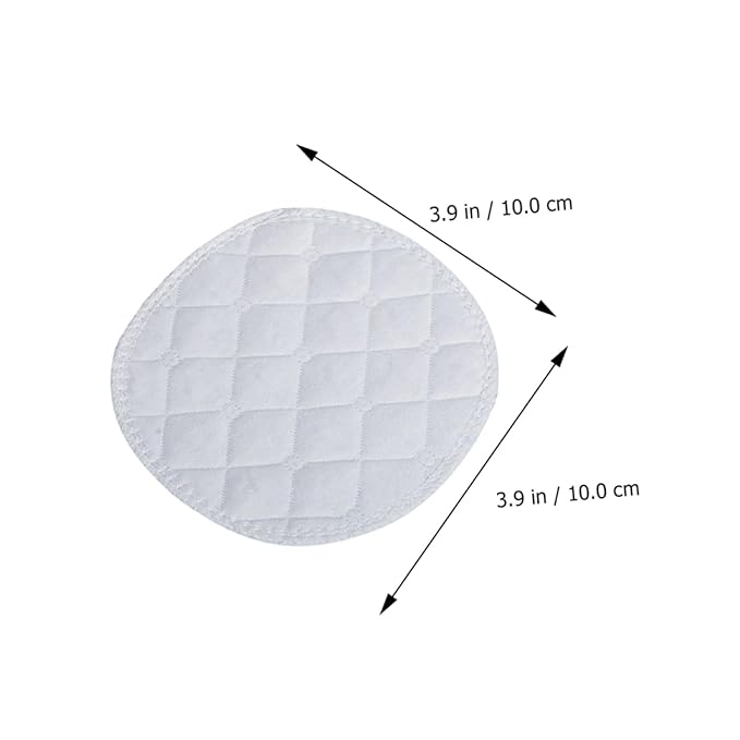 KOMBIUDA 20pcs Breast Pads Feeding Bra Pads Pads Breastfeeding Pads Feeding Pads Reusable Essentials Baby Products Cotton White Pregnant Woman Washable