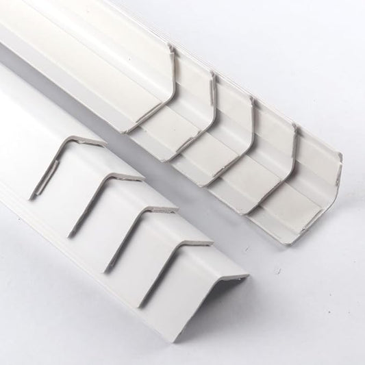 White Self Adhesive Wall Corner Protector 10 Pcs PVC Corner Guards Edge Protector for Wall, Furniture Corner, Door Easy to Install for Baby