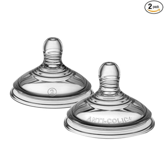 Pack 2 Tetinas Flujo Medio 3m+ Anti-colic Plus Tommee Tippee
