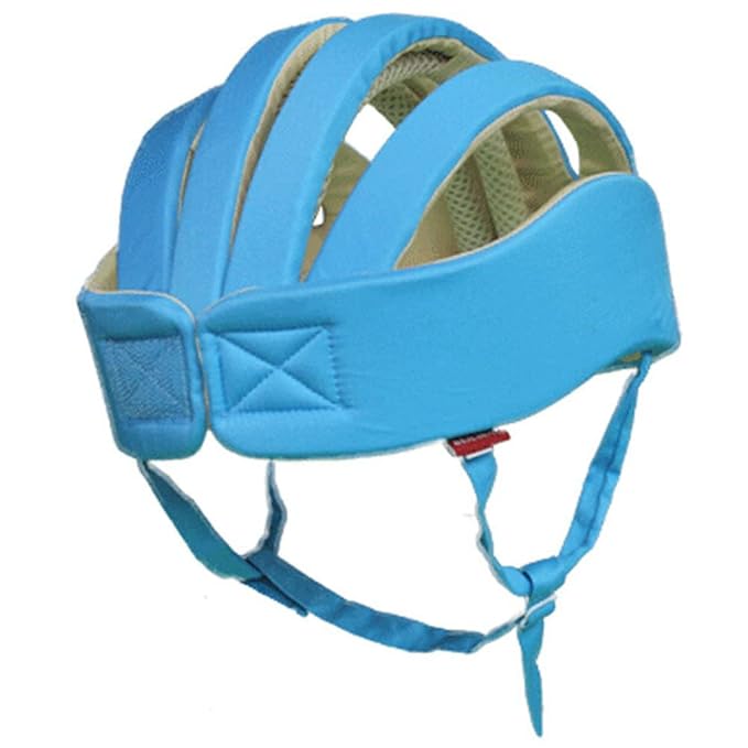 Adjustable Baby Head Protector, Baby Helmets for Crawling Walking Lightweight Safety Baby Helmet Jumping Running Breathable Hat Infant Essentials Toddler Helmets 6-24 Months (Blue)