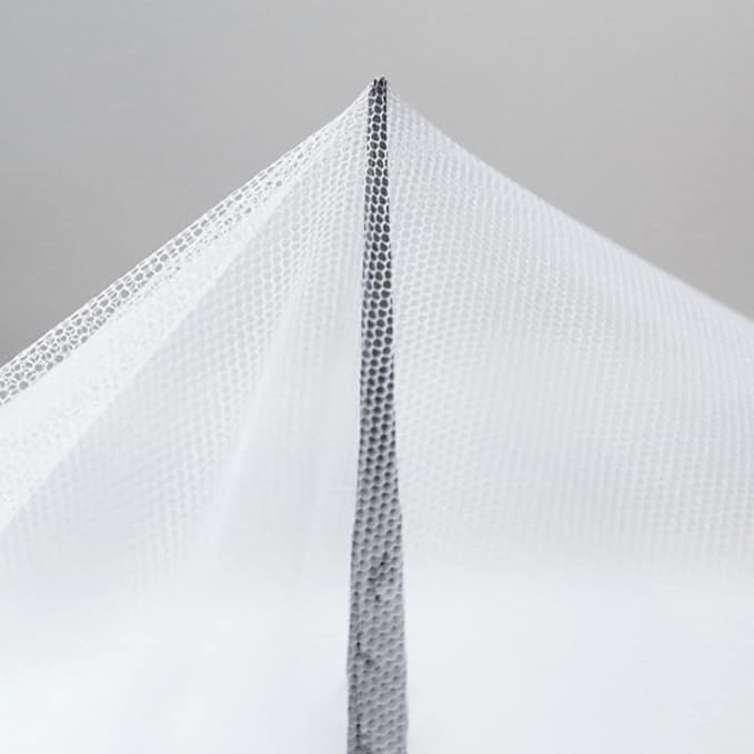 Mosquito Net for Bed - 4 Corner Bed Canopy with Fine Mesh Protection, Full Size Bed, Easy Assembly Bug Net for Indoor/Outdoor Use, Camping & Travel