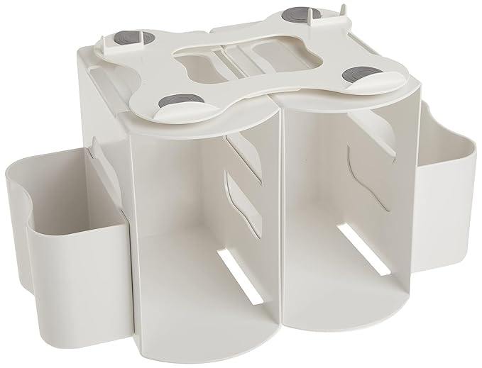 Prince Lionheart 2-in-1 Diaper Caddy - Modular Diaper Depot Organizer for Holding All Nursery Essentials – Versatile Storage for Diapers, Creams, Wipes, and More
