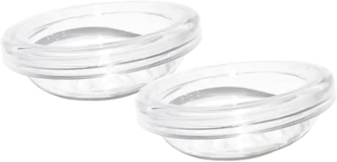 Zomee Replacement Diaphragm Set for Silicone Hands Free Collection Cups - Enhance Your Breast Pumping Experience (2 Included)