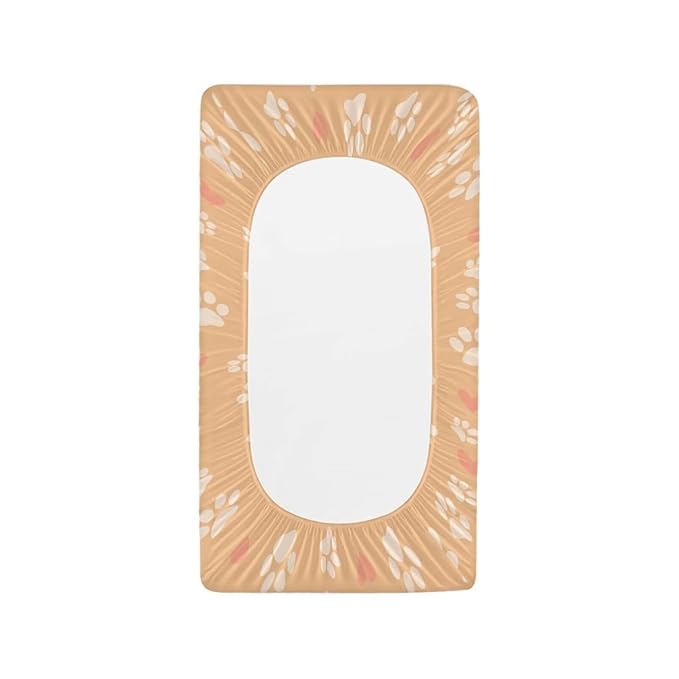 Stretchy Diaper Changing Table Cover, Snug and Soft Change Table Pad Covers Fit 16 * 32 Inches, Sunflower Puppy