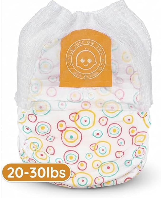 Little Toes On The Go Swim Diapers 2 Bag Bundle (Count 4) Size Medium
