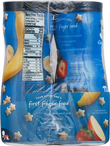 Gerber Puffs Banana & Strawberry Apple, 1.48 Ounce (Pack of 8)
