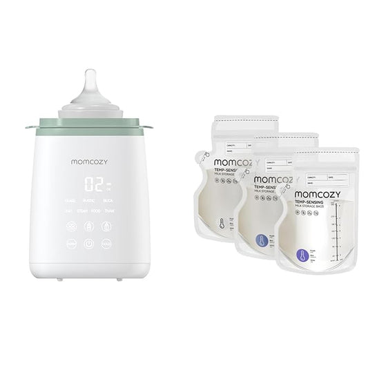 Momcozy Bottle Warmer & Momcozy Breastmilk Storage Bag 8Oz