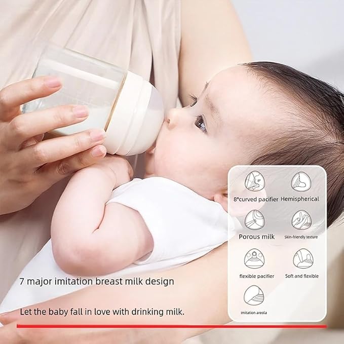 gb Feeding Series 1st Stage Baby Bottle 5.4oz 160ml PPSU BPA-Free, Anti-Colic, Soft Silicone, Ergonomic Handle, Easy to Clean, Ideal for Newborn Essentials & Breastfeeding, 0-3 Months