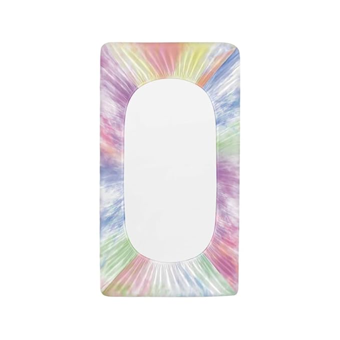 Stretchy Diaper Changing Table Cover, Snug and Soft Change Table Pad Covers Fit 16 * 32 Inches, Tie Dye