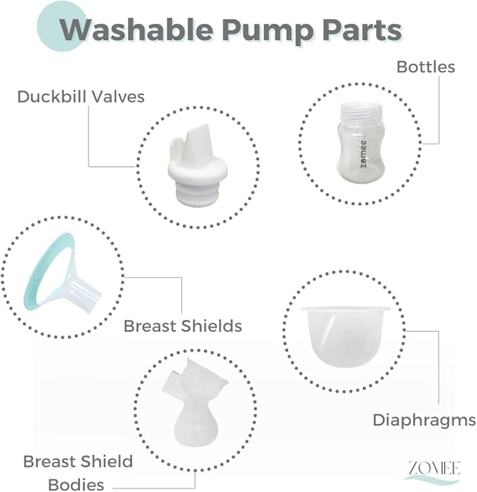 Zomee Z1/Z2 Compatible Replacement Silicone Diaphragms Set (2) | BPA Free