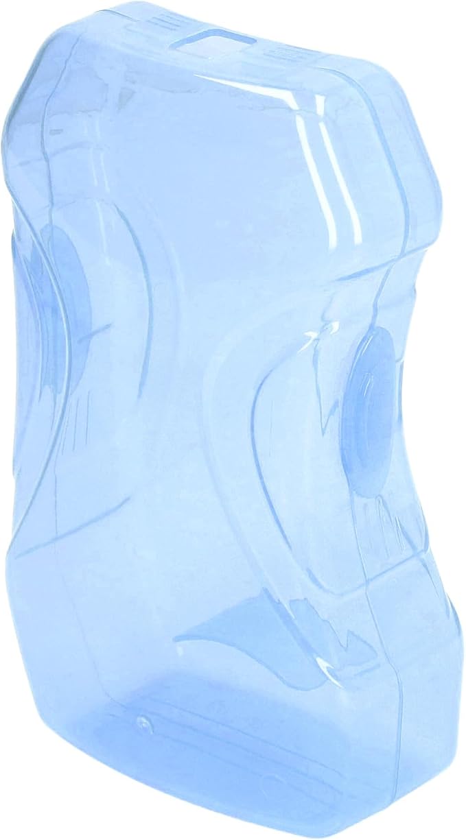 Baby Squeeze Proof Holder for Juice Box Prevent Messes, Support Self Feeding Multipurpose Food Pouch Holder (Blue)
