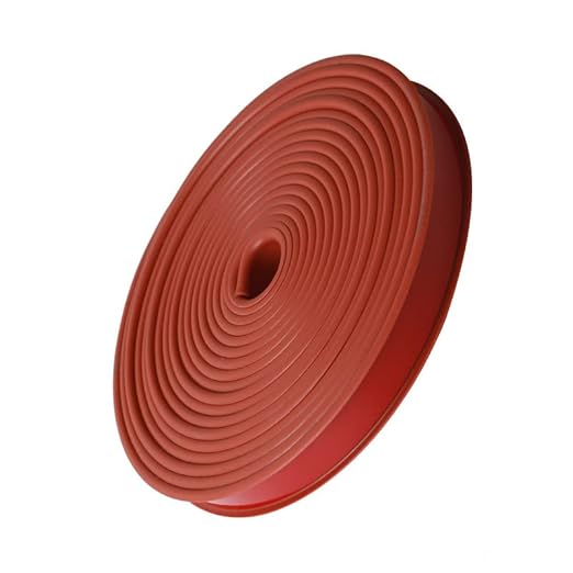 8m U-Shape Flexible Furniture Edge Banding, TPE Self Adhesive Veneer Edging Strip Edge Protector, DIY Furniture Edge Trim for Table Cabinets Chairs Shelves Restoration（Brown-18mm）