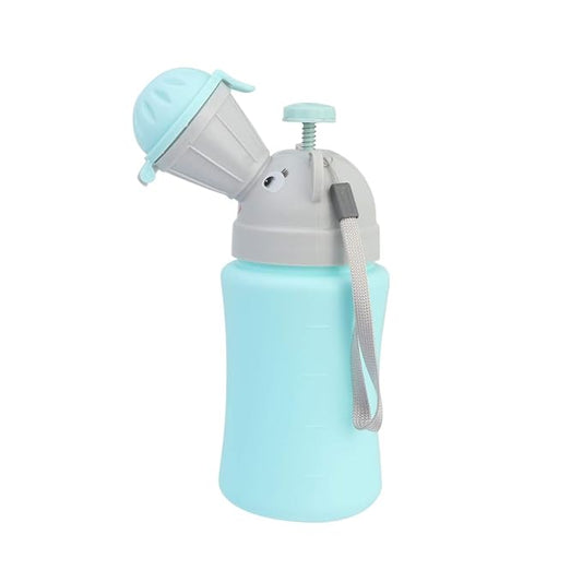 Healifty Portable Kids Car Urinal for Boys Lightweight Travel Potty Bottle Emergency Outdoor Toddler Urinating Container 4.72X3.14X8.66 Inch