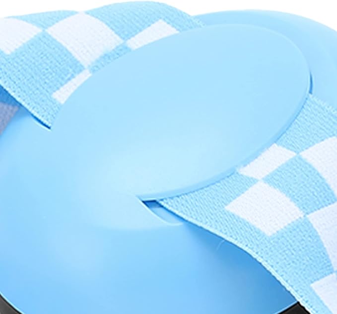 Sonew Baby Ear, Comfortable Infant Ear Muffs Prevent Hearing Damage & Improve Sleep, Adjustable Elastic Headband Baby Ear Muffs - Blue
