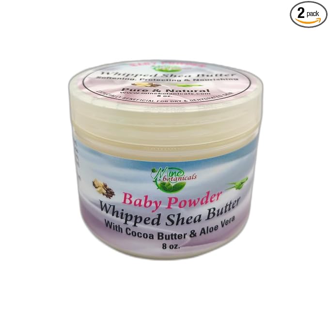 Mine Botanicals Baby Powder Whipped Shea Butter
