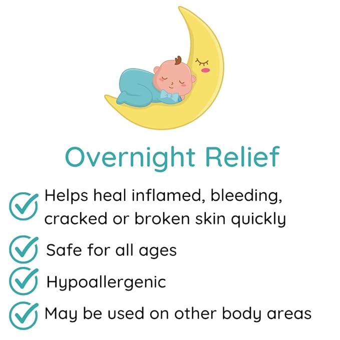 Severe Diaper Rash Treatment Powder - Heal & Cure Very Bad Horrible Diaper Rash Bleeding Blisters Quickly from Diarrhea for Newborn Infant & Adults - Skin Healing Organics