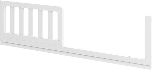 Comfy Cubs Crib Conversion Kit for Toddlers – Easy Assembly Toddler Bed Guard Rail for Ages 15 Months+, 100% Solid Pine Wood Convertible Crib Kit – Safe & Secure Bed Rail – White, 53.5 x 13 x 1in