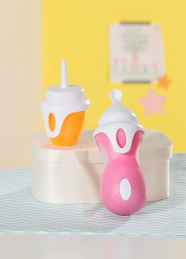 Zapf Creation 832493 Baby Born Interact. Flasche&Löffel 43cm