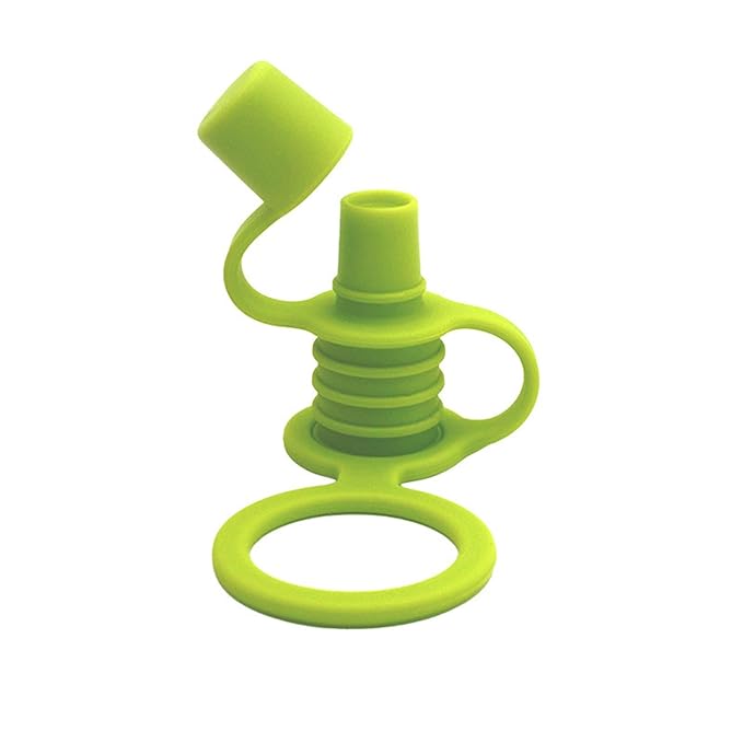 Colorful Water Bottle Spout Adapter for Kids No-Spill Silicone Water Bottle Spout Adapter Leak-Proof Food Pouch Tops Baby Water Bottle Cap Silicone Bottles Top Spout Adapter Replacement for Toddlers