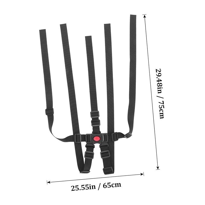 2 pcs Universal Straps Replacement Point Belt Holder Adjustable Safety Security Belts Stroller Pram Buggy Pushchair