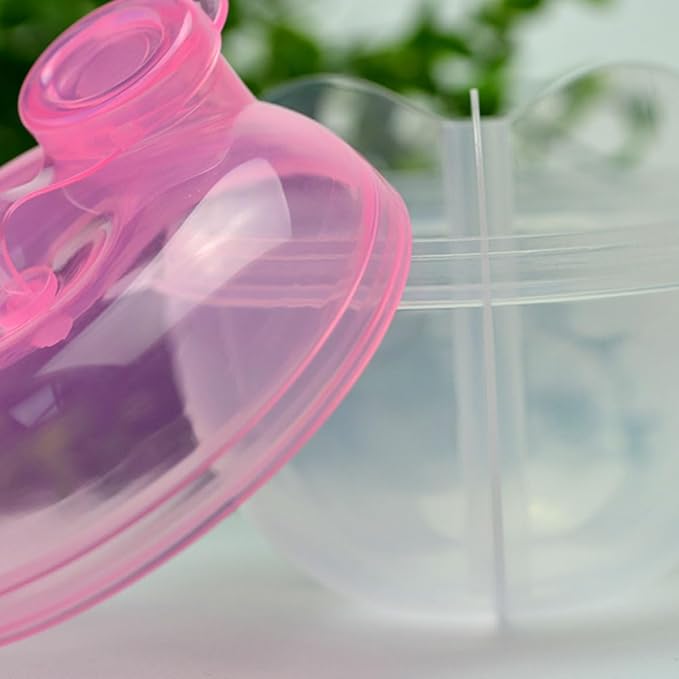 ibasenice Portable Milk Powder Dispenser with 3 Compartments Leak-Proof Formula Container for Baby Travel Feeding Storage Box 3.81X3.81X2.83In