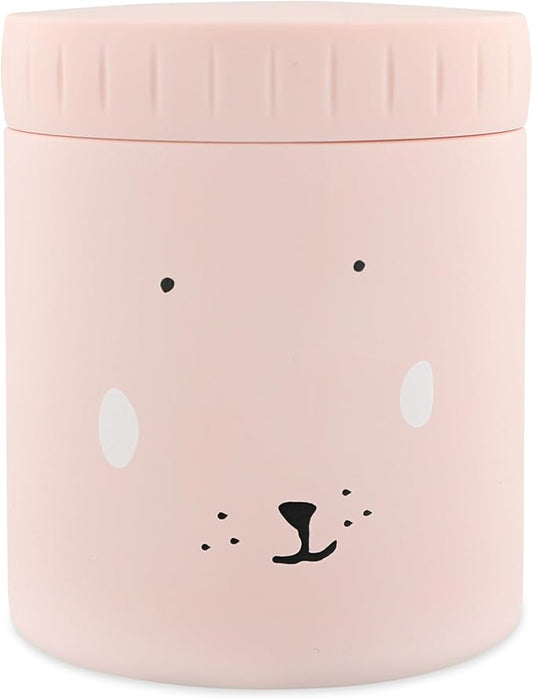 Trixie Insulated Food Jar - Mrs. Rabbit | 350ml | Leak-Proof & Portable | Keeps Food Hot or Cold | Stainless Steel | Kids' Lunch Container