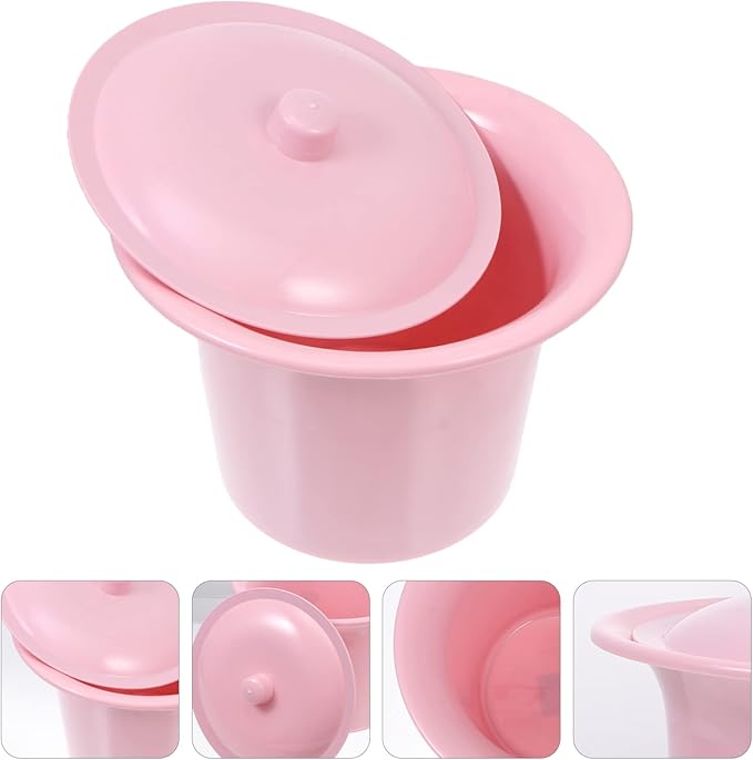Cabilock 1pc Children's Potty Portable Toilet Chamber Bucket Camping Potty for Adults Pee Pot Bucket for Cleaning Urinal Spittoon Women Potty Male Plastic Miss Night Urinal Outdoor