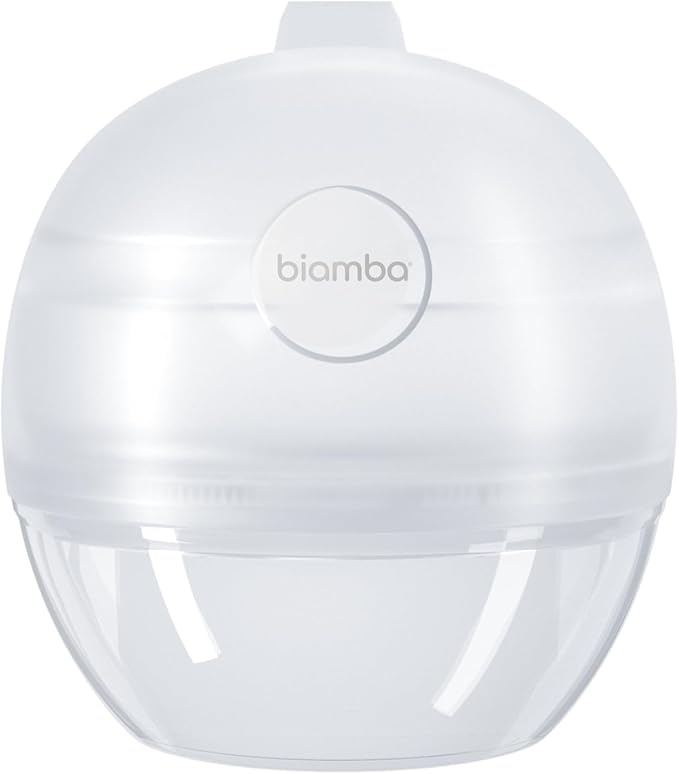 Silicone Breast Milk Collector - 2-in-1 Silicone Manual Breast Pump & Milk Collectors for Breastfeeding, Wearable & Hands-Free, Leak-Resistant & Quiet Suction, Adjustable Valve, Single Pack