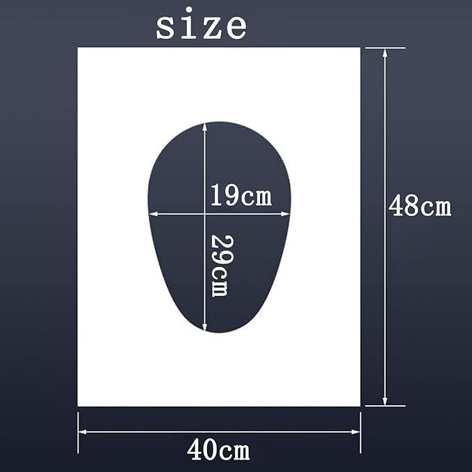 SZLYTYUN 100PCS Disposable Travel Plastic Toilet Seat Cushion Waterproof Portable Toilet Seat Cushion Individually Packed, Easy to Carry for Traveling