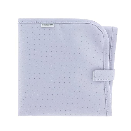 Cambrass Portable Plastic Changing Mat - Foldable Waterproof Travel Changing Mat - Comfortable and Ideal for Changing Your Baby Anywhere - Laminated and Water-Repellent - Blue Ale 40 x 60 cm
