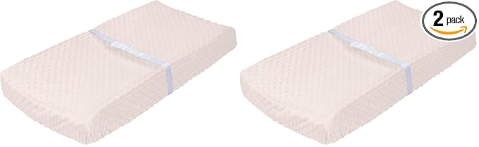 Gerber Unisex Baby Baby Boys Girls Neutral Newborn Infant Baby Toddler Nursery Changing Pad Cover, Delicate Floral, One Size (Pack of 2)