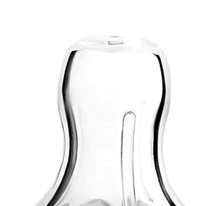 Baby Bottles Nipples,4 PCS Transparent Soft Silicone Baby Bottles Nipples for 6 to 12 Month Old Infant