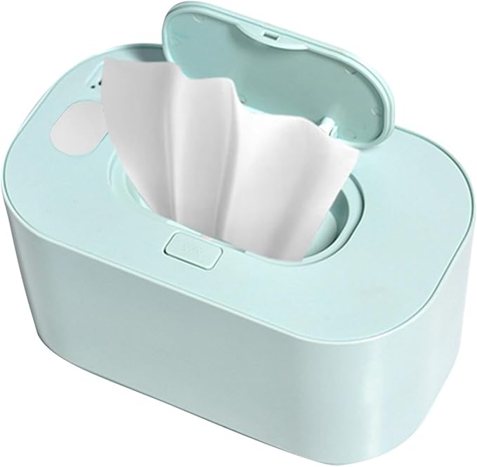 Cocoarm Baby Wipe Warmer Baby Wipe Heater Even Heating Wet Wipes Warmer and Dispenser USB Powered Wipe Warmer for Babies, Holding 80pcs Wipes (Constant Temperature)