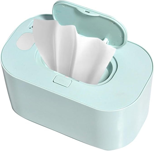 Cocoarm Baby Wipe Warmer Baby Wipe Heater Even Heating Wet Wipes Warmer and Dispenser USB Powered Wipe Warmer for Babies, Holding 80pcs Wipes (Constant Temperature)