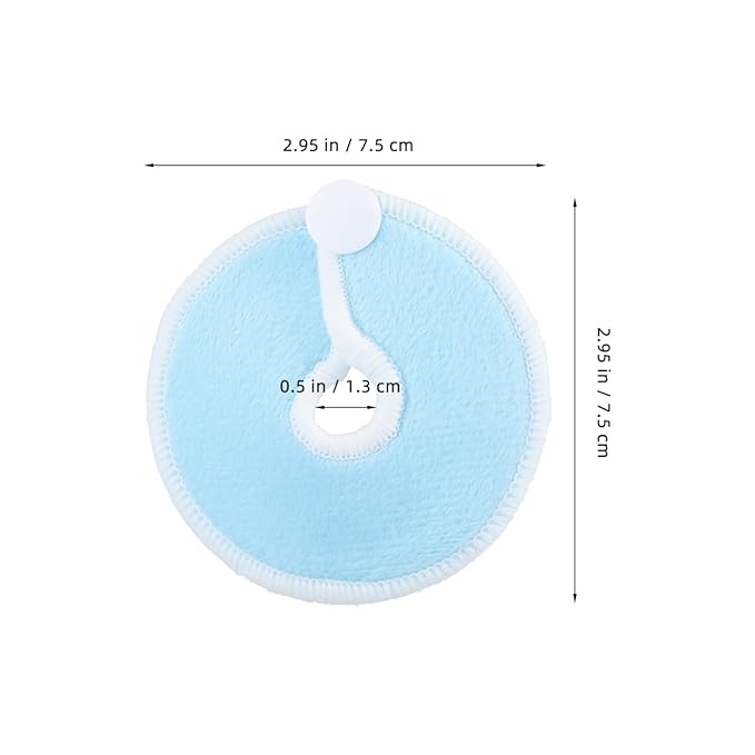GLEAVI 28pcs G Tube Pad Holder Sky-Blue： Feeding Tube Button Covers Reusable Nursing Pads Soft Absorbent Breast Pads for Kids Breastfeeding Supports Nursing Care