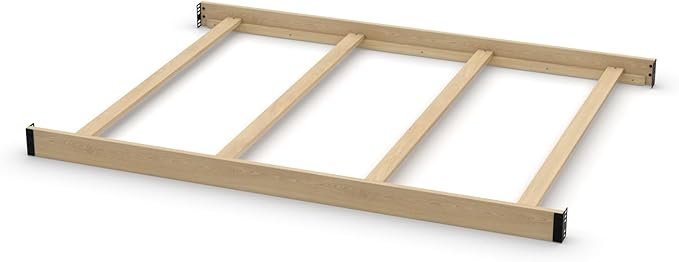 Full-Size Conversion Kit Bed Rails for Viv + Rae Convertible Cribs - Solid Wood Rail - Toddler and Adult Bed Rail for Full-Size Beds - Essential Nursery & Baby Furniture (Unfinished, Option 1)